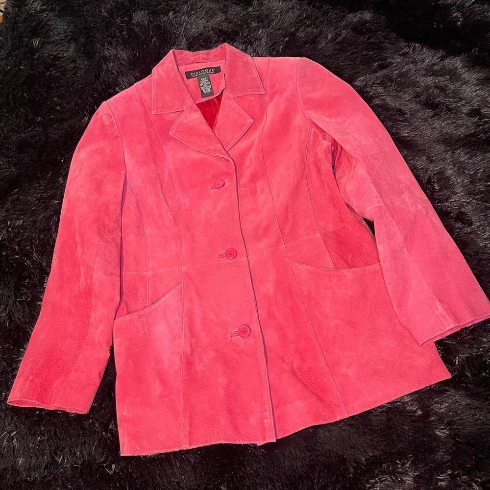 Dialogue Suede Jacket SZ M